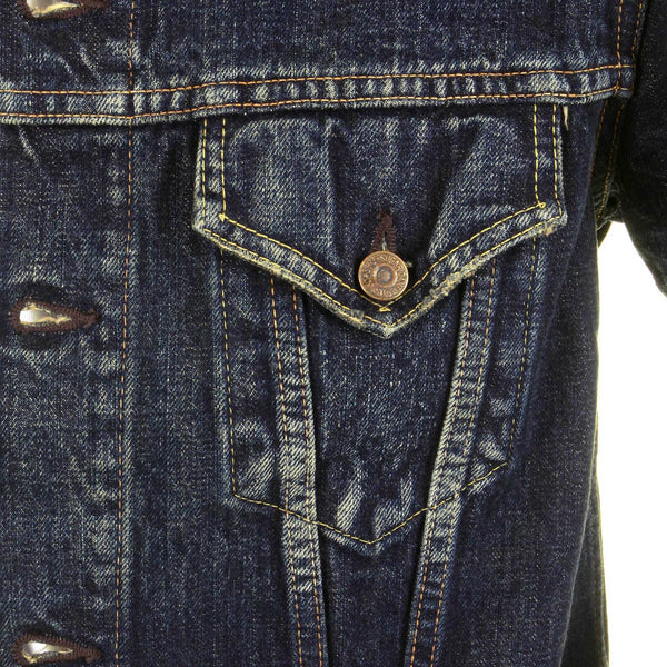 Vintage Lone Star 14oz Dark Hard Wash SC11901H Denim Jacket CANE2822