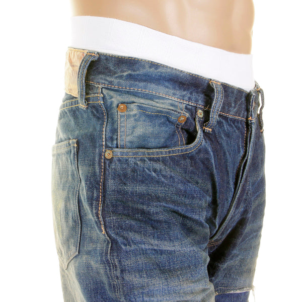 Aged 14oz Lone Star SC40902R Vintage Cut Selvedge Denim Jeans CANE2106