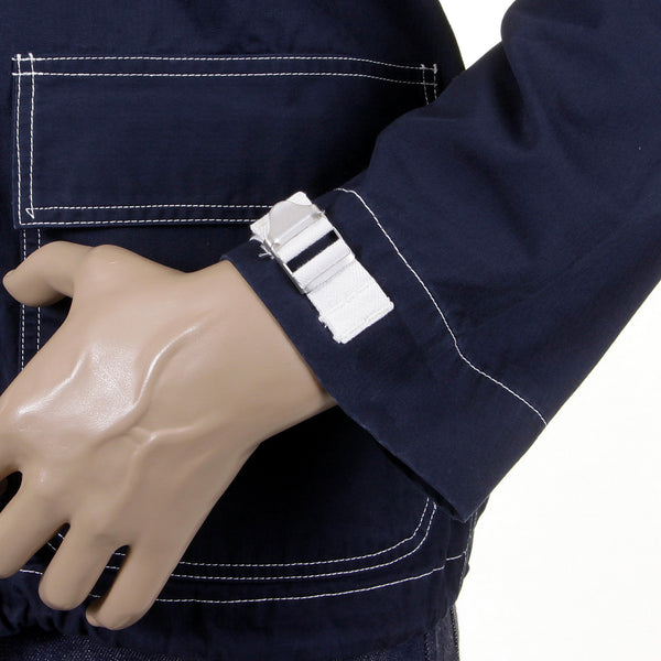 Lightweight Full Zip SC12164 Navy Herringbone Hooded Jacket CANE2104