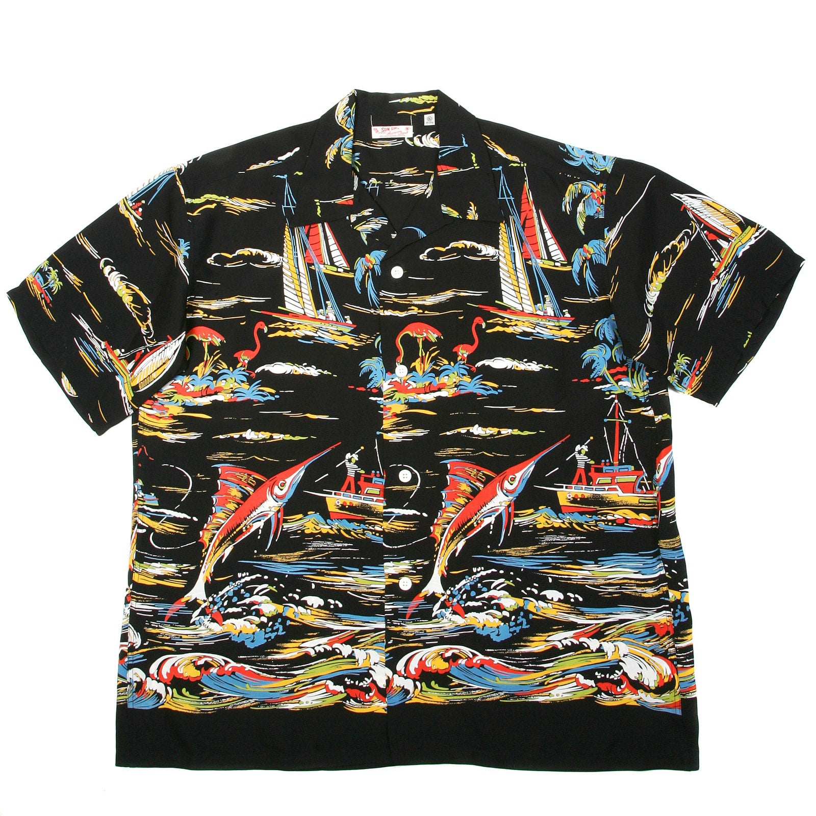Sun Surf Hawaiian shirts SS33322 Hawaiian Fishing Boat Shirt – SugarCane  Jeans