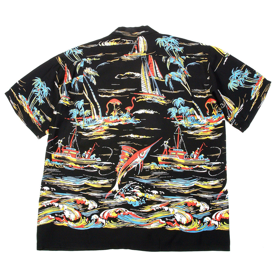 Sun Surf Hawaiian shirts SS33322 Hawaiian Fishing Boat Shirt