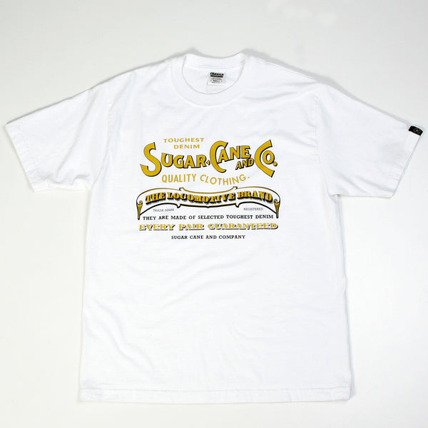 White Regular Fit SC73438 Crew Neck Short Sleeve Logo T-Shirt CANE9031