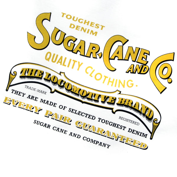 White Regular Fit SC73438 Crew Neck Short Sleeve Logo T-Shirt CANE9031