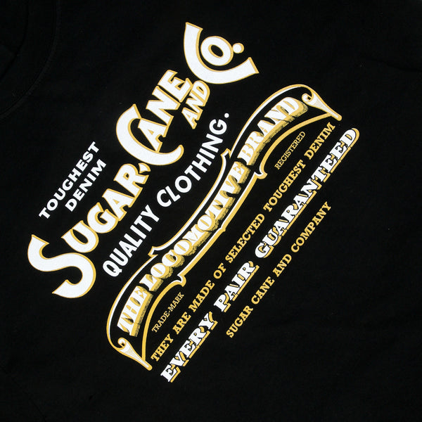 Black Crew Neck Short Sleeve SC73438 Regular Fit Logo T-Shirt CANE9032