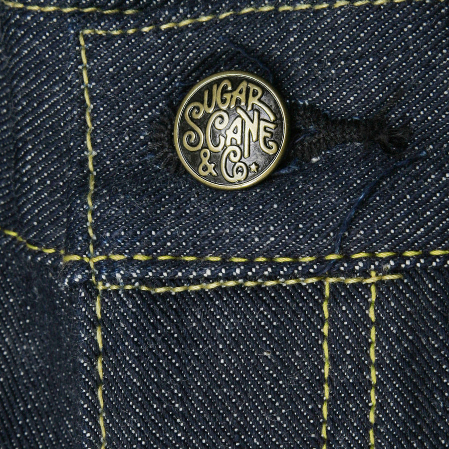 Navy Vintage Cut Non Wash SC40051N Selvedge Denim Jeans CANE0270