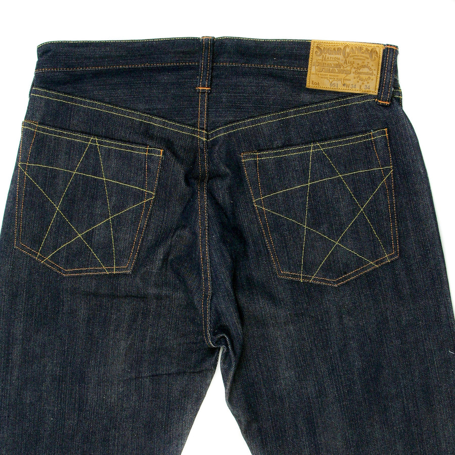 Navy Vintage Cut Non Wash SC40051N Selvedge Denim Jeans CANE0270