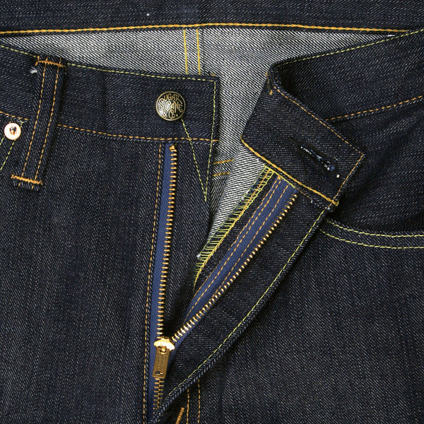 Navy Vintage Cut Non Wash SC40051N Selvedge Denim Jeans CANE0270