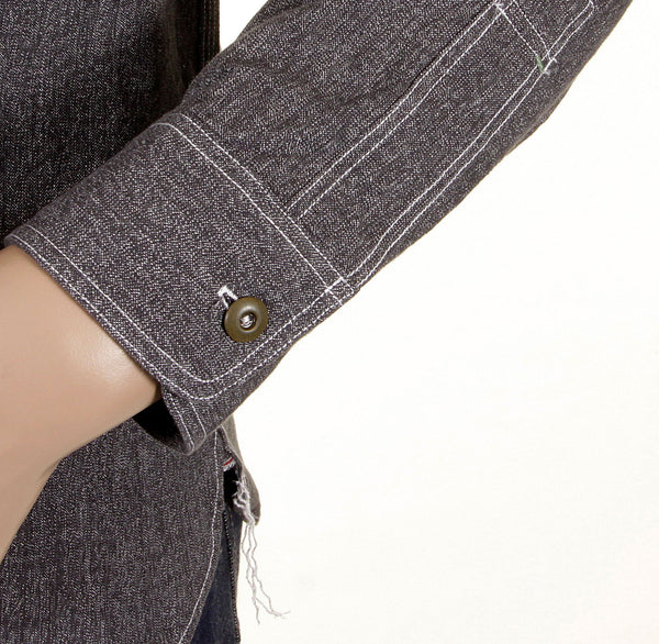 Sugar Cane black Fiction Romance covert work shirt SC25556 CANE1077