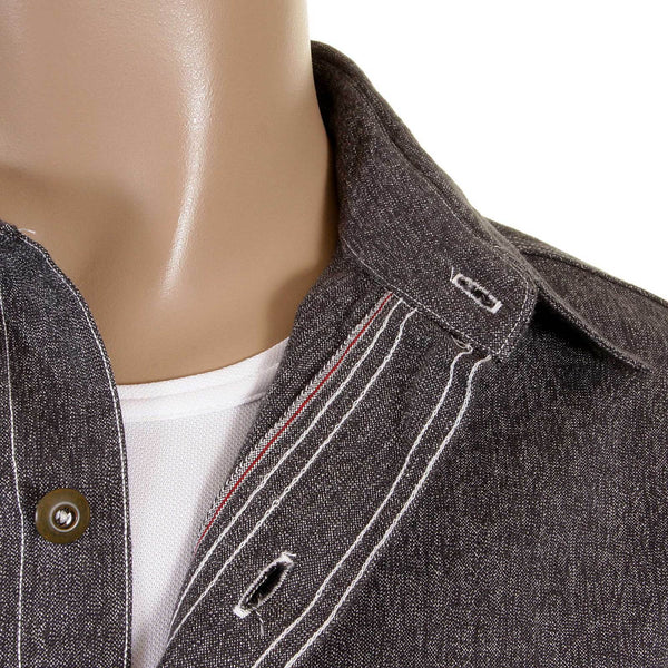 Sugar Cane black Fiction Romance covert work shirt SC25556 CANE1077