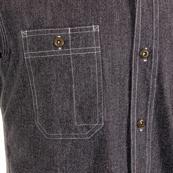 Sugar Cane black Fiction Romance covert work shirt SC25556 CANE1077