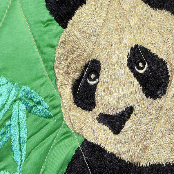 Giant Panda TT12420 Pale Green and Silver Souvenir Jacket TOYO1084