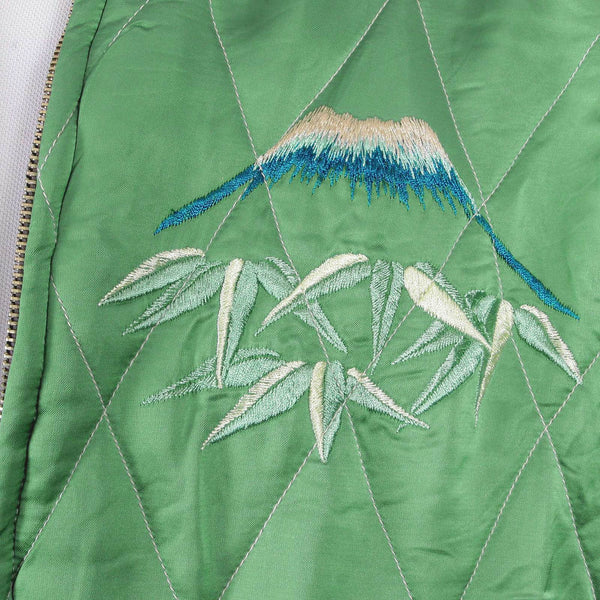 Giant Panda TT12420 Pale Green and Silver Souvenir Jacket TOYO1084