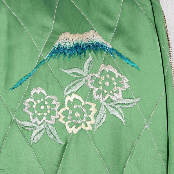 Giant Panda TT12420 Pale Green and Silver Souvenir Jacket TOYO1084