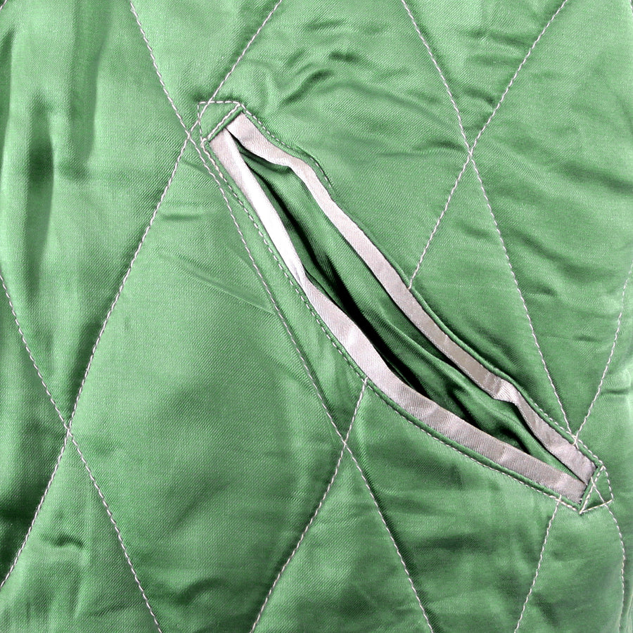 Giant Panda TT12420 Pale Green and Silver Souvenir Jacket TOYO1084