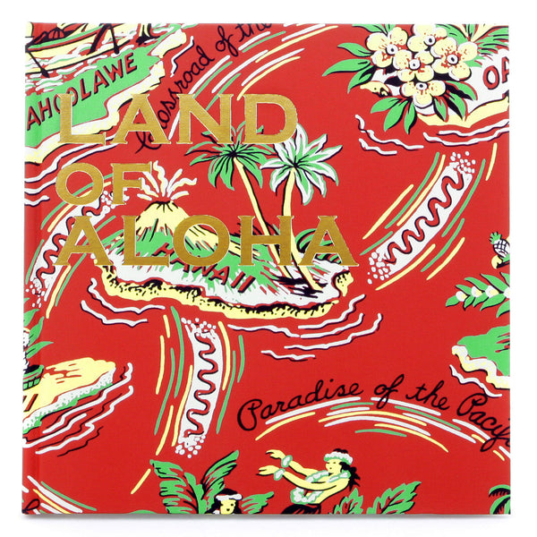Limited Edition SS01881 Red F/Rayon Hawaiian Shirt Fabric Covered Hardback Aloha Project Image Book SURF2824E