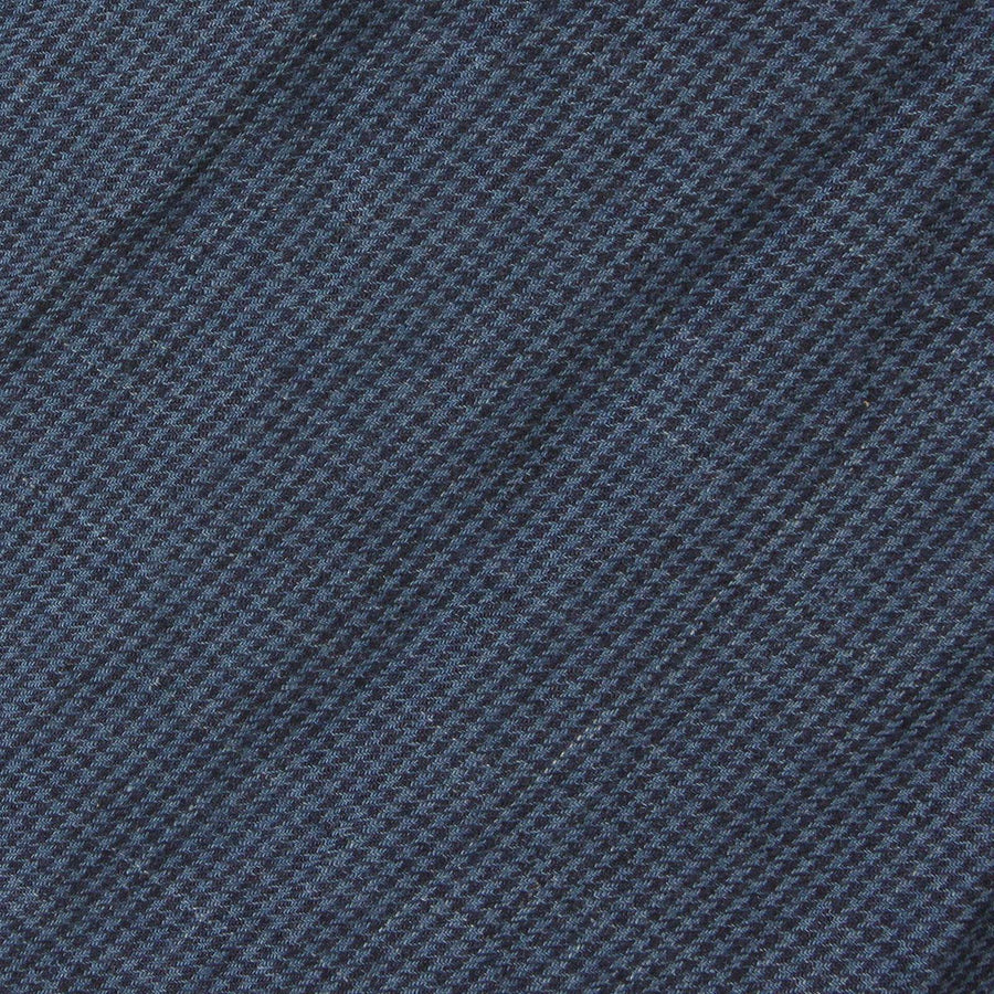 Sugar Cane navy houndstooth one wash SC01969A stole scarf CANE2726