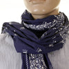 Sugar Cane blue bandana SC01967 stole scarf CANE2013