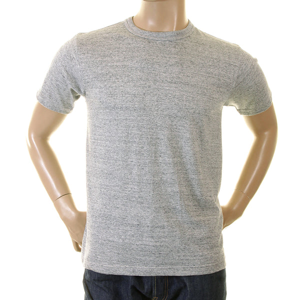 Cotton Marl Grey WV73544 Crew Neck Regular Fit Short Sleeve T Shirt CANE2023
