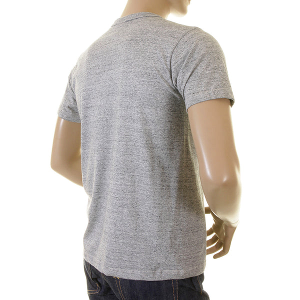 Cotton Marl Grey WV73544 Crew Neck Regular Fit Short Sleeve T Shirt CANE2023