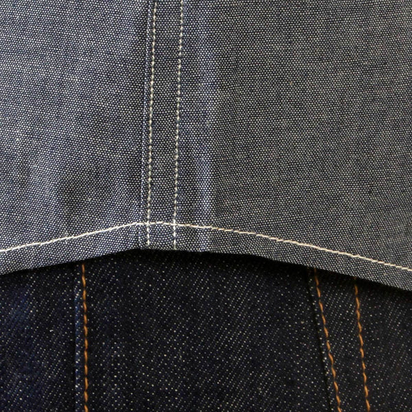 Navy Chambray Non Wash SC25638N Vintage Cut Work Shirt CANE2021