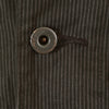 Black Vintage Cut Cotton SC12458 Striped Work Vest for Men CANE2727