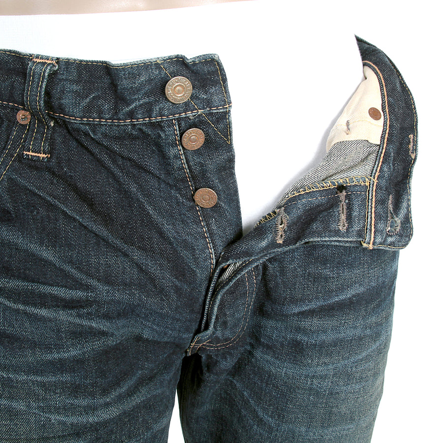 Vintage Cut Lone Star SC40901H Hard Dark Selvedge Denim Jeans CANE3075