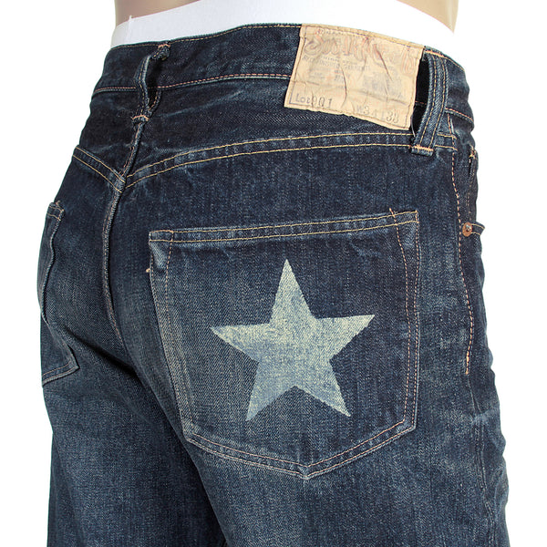 Vintage Cut Lone Star SC40901H Hard Dark Selvedge Denim Jeans CANE3075