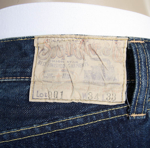 Vintage Cut Lone Star SC40901H Hard Dark Selvedge Denim Jeans CANE3075