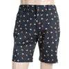 Sun Surf Navy Blue Mens SS51186 Chino Styled Cotton Twill Printed Aloha Hula Dancer Shorts SURF3816