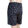 Sun Surf Navy Blue Mens SS51186 Chino Styled Cotton Twill Printed Aloha Hula Dancer Shorts SURF3816