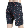 Sun Surf Navy Blue Mens SS51186 Chino Styled Cotton Twill Printed Aloha Hula Dancer Shorts SURF3816