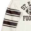 College Football Printed CH64089 Ecru Crew Neck Sweatshirt CANE2840