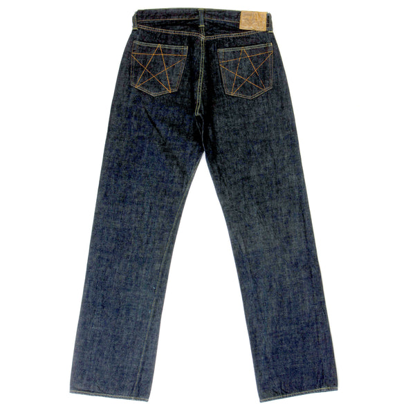 Navy Vintage Cut One Wash SC40045A Selvedge Denim Jeans CANE3143