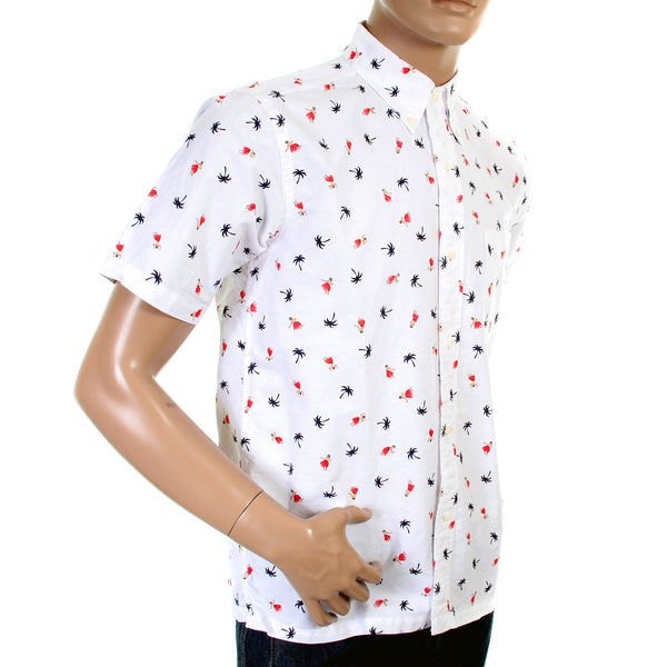 Mens Off White SS34973 Button Down Hula Dancer Printed Shirt SURF3813