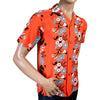 Sun Surf Mens SS36430 Regular Fit Cuban Collar Short Sleeve Red Rayon Hawaiian Elsies Flower Shirt SURF4299