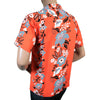 Sun Surf Mens SS36430 Regular Fit Cuban Collar Short Sleeve Red Rayon Hawaiian Elsies Flower Shirt SURF4299