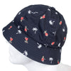 Sun Surf Navy Printed Aloha Hula Dancer SS02102 Crew Cotton Twill Hat For Men SURF3821