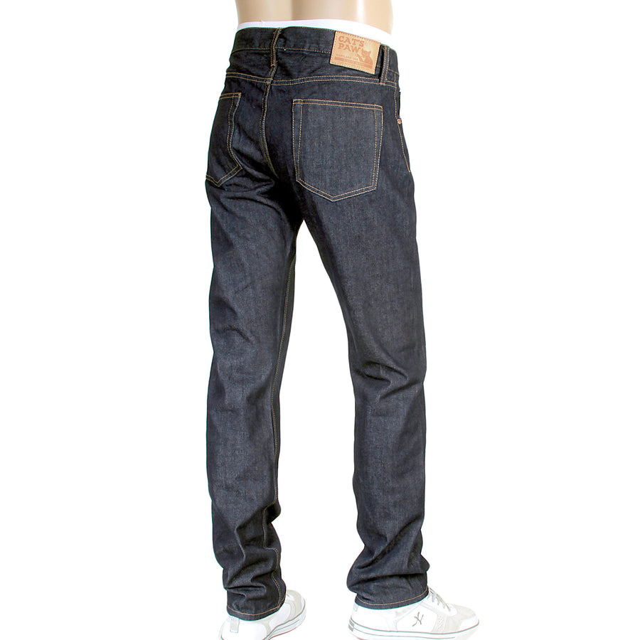 Slim Fit Straight Leg CP41218 One Wash Selvedge Denim Jeans CANE4412A