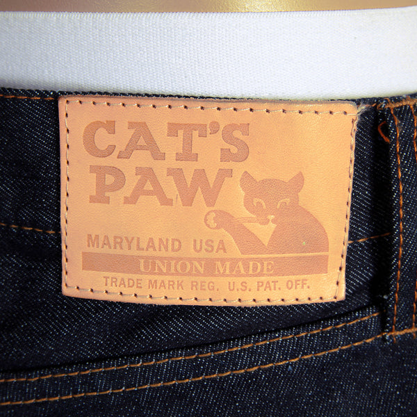 Slim Fit Straight Leg CP41218 One Wash Selvedge Denim Jeans CANE4412A