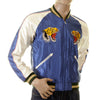 Royal Blue and Ivory TT12420 Tiger Embroidered Suka Jacket TOYO2022