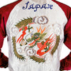 Silver and Wine TT11781 Dragon Embroidered Souvenir Jacket TOYO4232A
