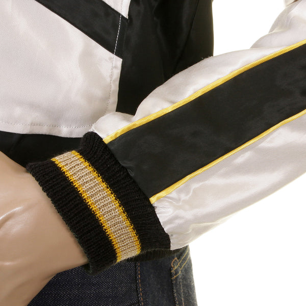 Dragon Embroidered TT12420 Black and Ivory Souvenir Jacket TOYOSC2022A