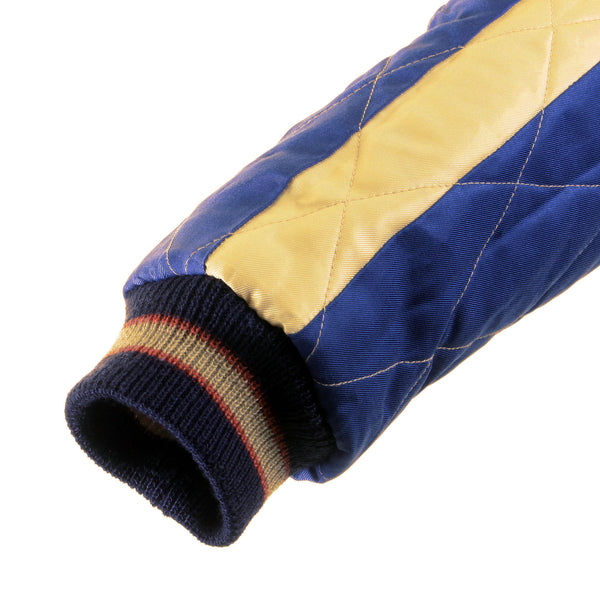 Tiger Embroidered TT11783 Yellow and Royal Blue Suka Jacket TOYOSC4233A