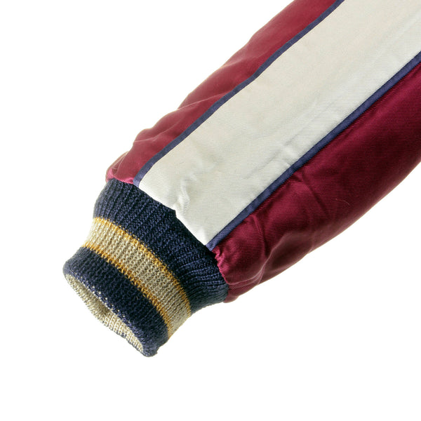 Dragon Embroidered TT11781 Silver and Wine Souvenir Jacket TOYOSC4232A