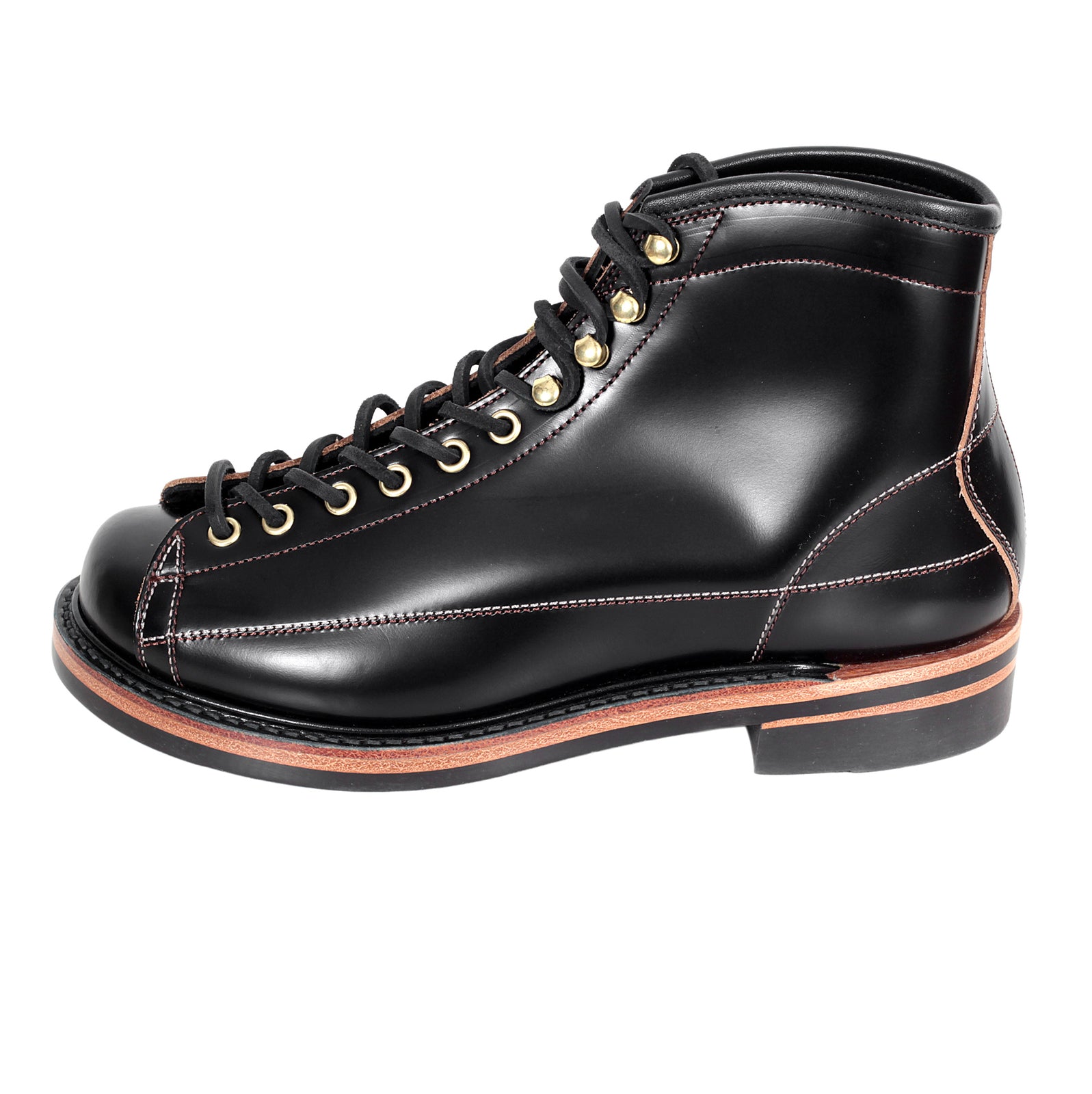 Lone Wolf Mens Black Leather Calf High LW01785 Goodyear Welted