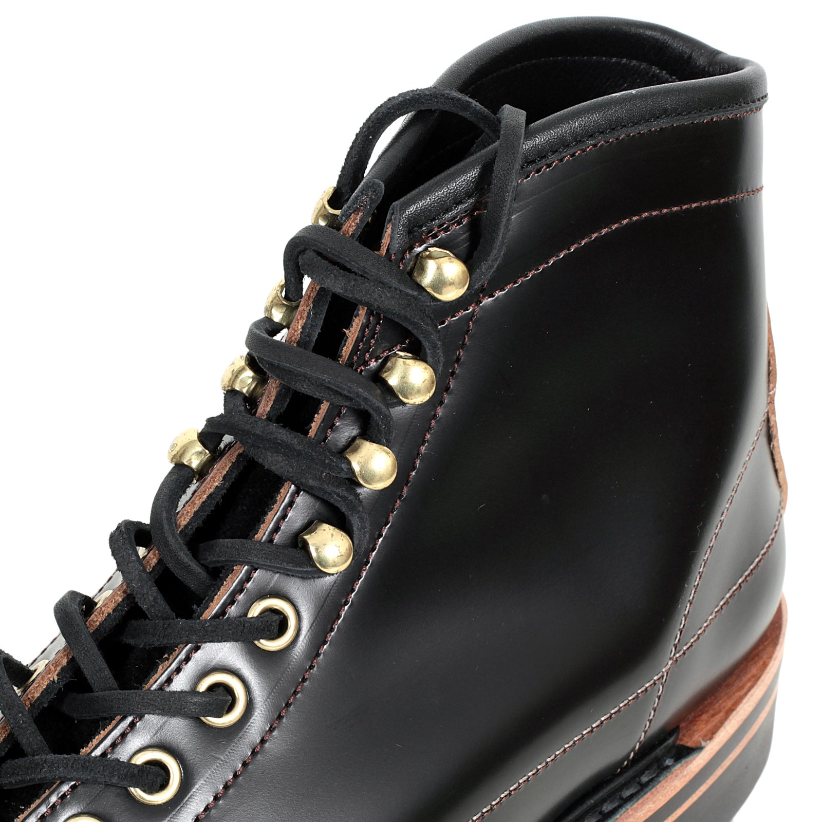 Lone Wolf Mens Black Leather Calf High LW01785 Goodyear Welted