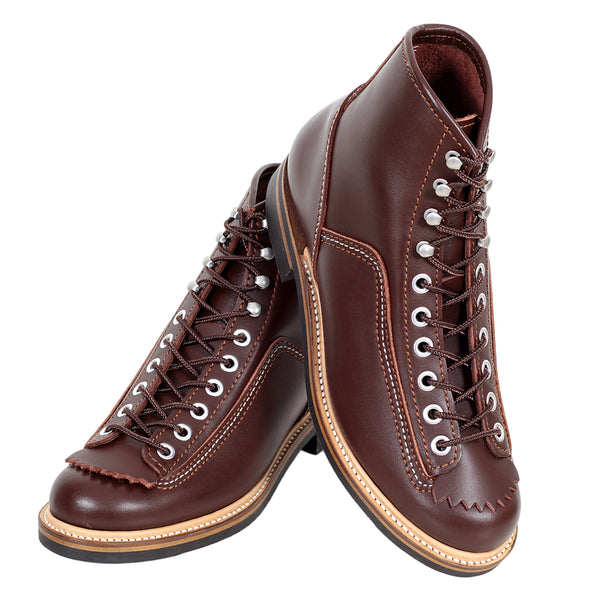 Brown Leather Calf F01615 High Lace Up Carpenter Work Boots CANE4450