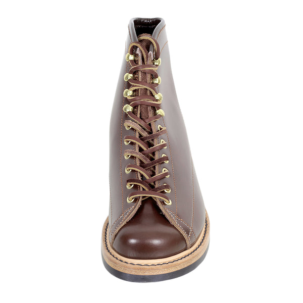 Lone Wolf Mens Brown Leather LW01785 Calf High Goodyear Welted Lace Up Wireman Work Boots CANE4451