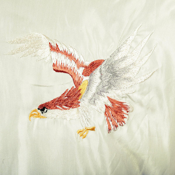 American Eagle Embroidered TT13001 Silver Souvenir Jacket TOYOSC3709