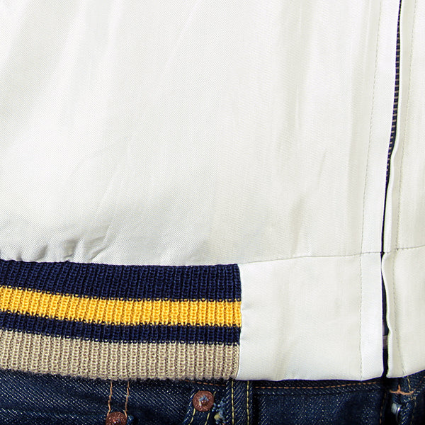 American Eagle Embroidered TT13001 Silver Souvenir Jacket TOYOSC3709